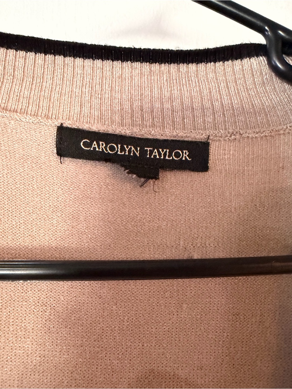 Carolyn Taylor Dusty Rose Crewneck Sweater